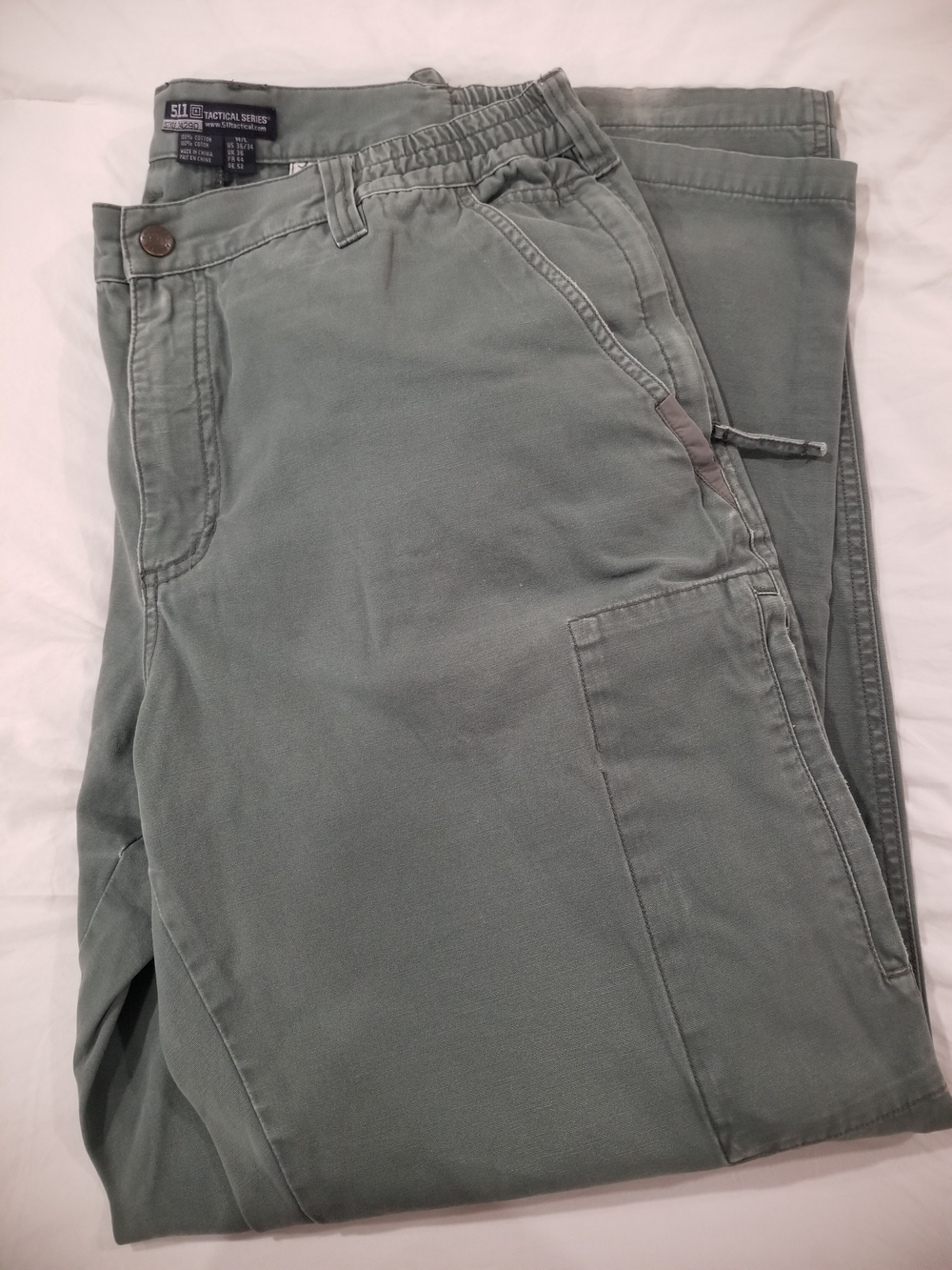5.11 Tactical Men's Olive Green Cargo Pants